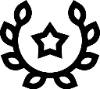 laurels and star icon