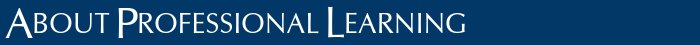 about professional learning