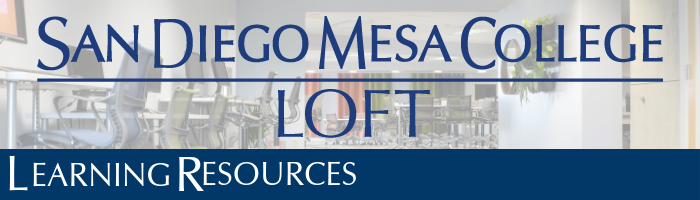 LOFT Banner Resources Professional Development Resources at San Diego Mesa College