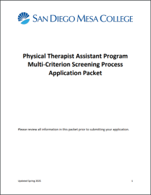 The Mesa College PTA Application Packet PDF