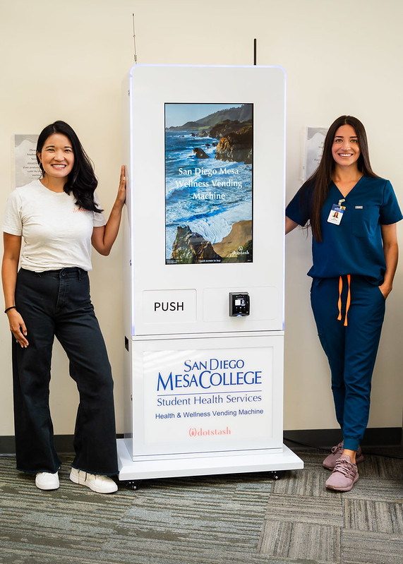 Mesa College Installs Accessible Wellness Vending Machine