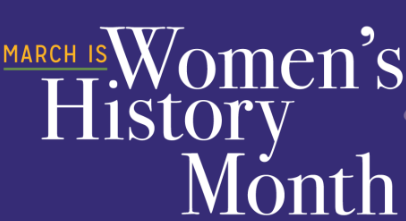 Purple Womens History Month Logo