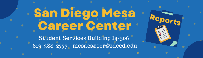 Banner for Career Report