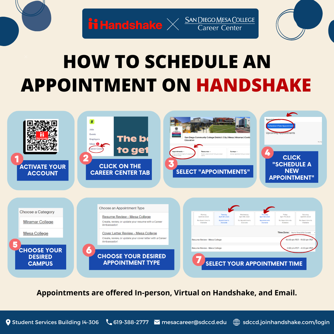 Handshake Appointment Flyer