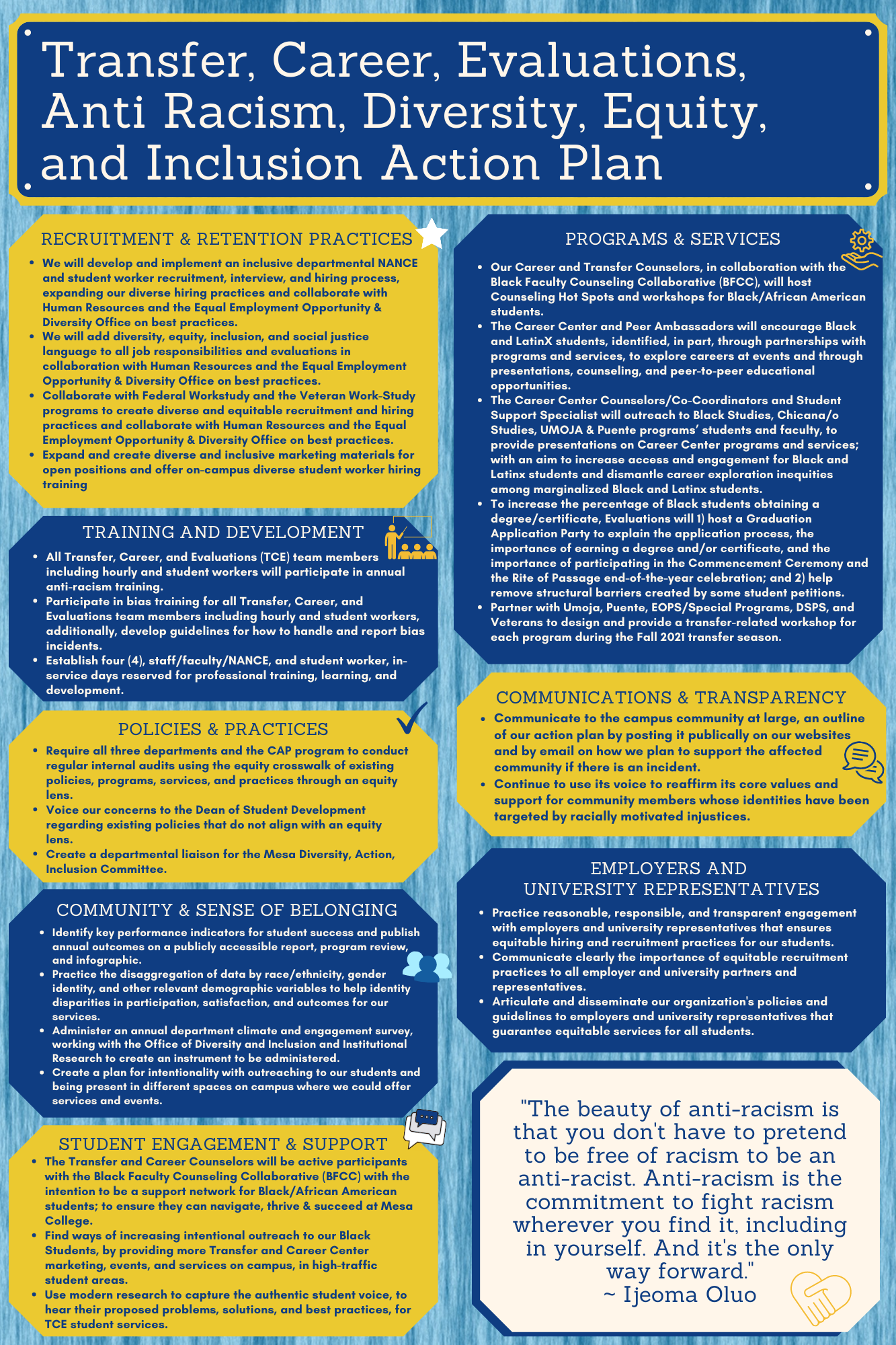 TCE Antiracism Flyer