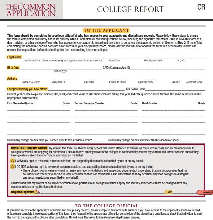 Common Application