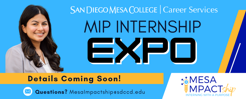 MIP Internship Expo - Details coming soon