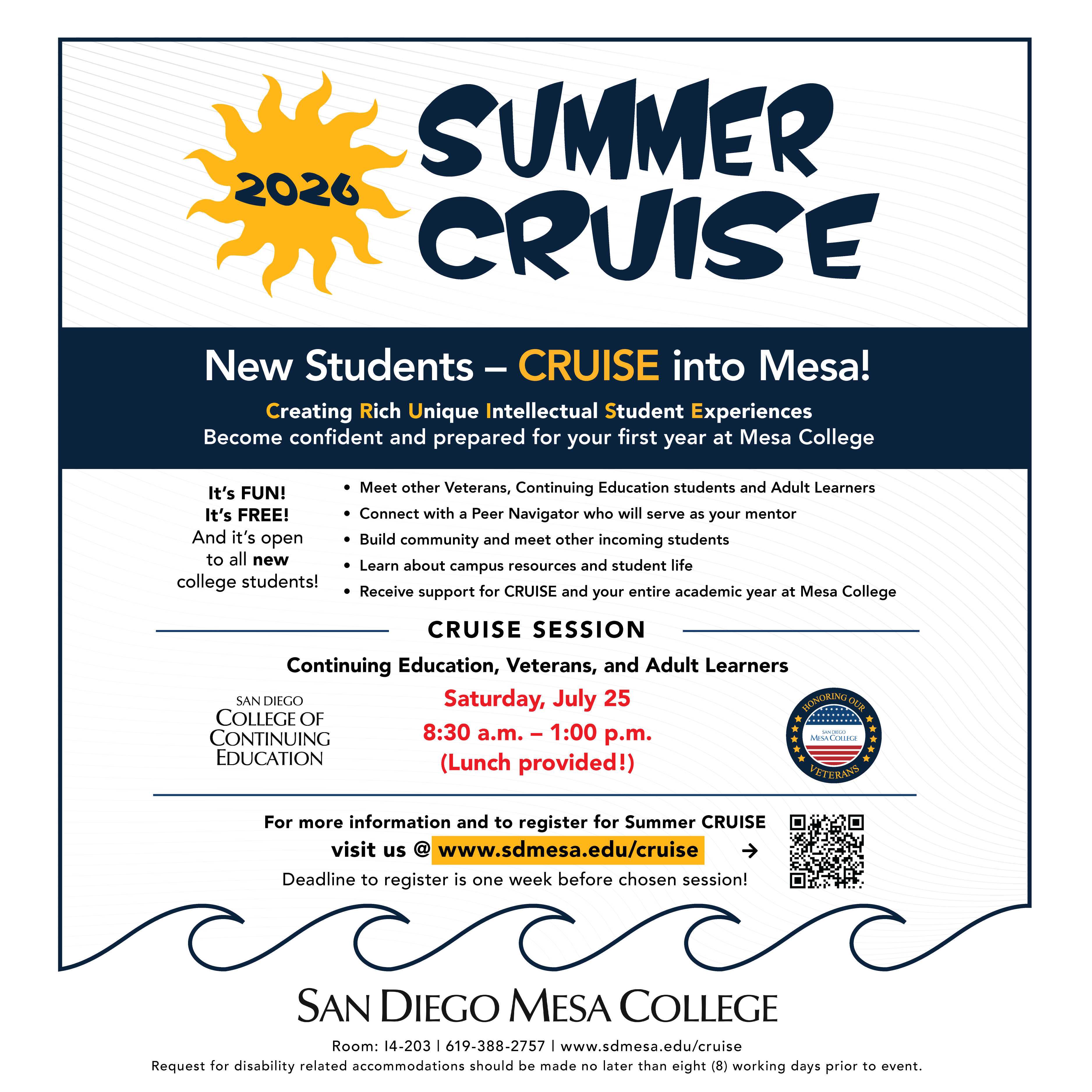 2026 Saturday CRUISE Flyer